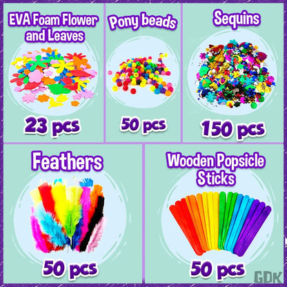 1170+ PCS Kids Arts & Crafts Kit – Inspire Creativity Without Limits