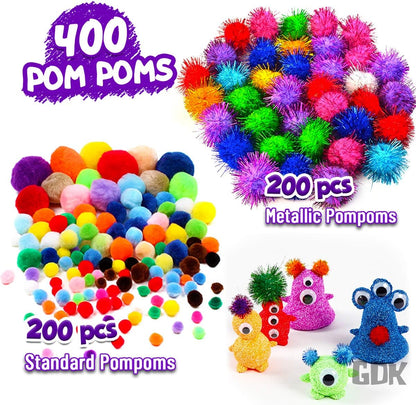 1170+ PCS Kids Arts & Crafts Kit – Inspire Creativity Without Limits